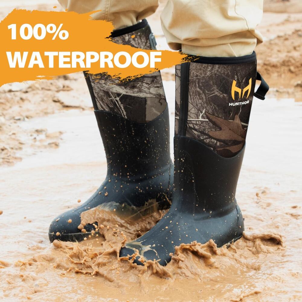 HUNTHOR RUBBER WORK BOOTS, - Picture 3 of 8